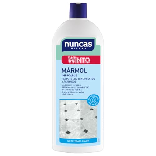 Nuncas - Winto Mármol - Detergente para Suelos de Mármol - Respecta los Tratamientos y Acabados - 1000 ml