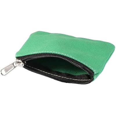 Canvas Coin Purse Set, 3.1 x 5.1 inches, 6 Pack, Assorted Colors