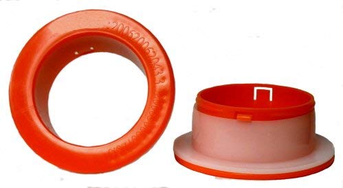 Shield Wrap Red Stretch Film Hand Saver Dispenser Handles, Designed for 3" Core – 2 Pack