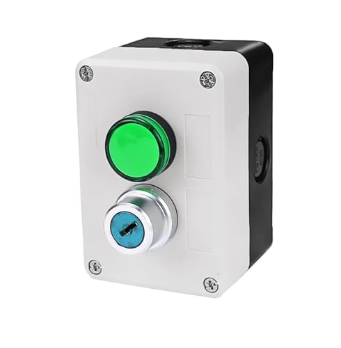 Interrupteur poussoir 220V extérieur étanche pour commande de volet et portail
