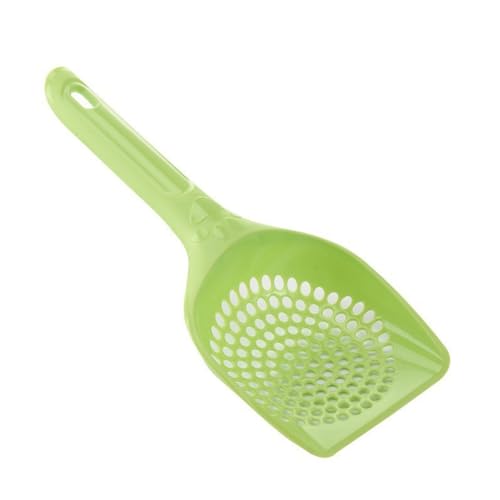 Image of Pet Fine Hole Cat Litter Scoop, Amazing Tool for Scooping Feces, Can be Hung, Convenient for Cat Cleaning (Green(Small Hole))