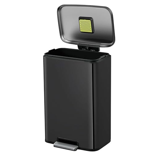 Poubelle cuisine grande capacité EKO Madison 50L avec pédale