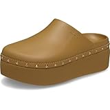 Crocs Women's Dylan Platform Clog, Mule Platform Shoes Umber 4 Medium