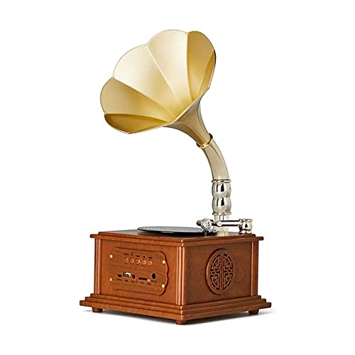AMZOPDGS Hi-FiHome Mini Vintage Rétro Classique Gramophone Phonographe Forme Haut-Parleur Stéréo Système de Son Musique… - Les Beatles, Paul McCartney, John Lennon, RIngo Starr, George Harrison AMZOPDGS Hi-FiHome Mini Vintage Rétro Classique Gramophone Phonographe Forme Haut-Parleur Stéréo Système de Son Musique…
