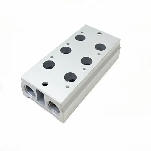 Plaque collecteur pneumatique 3V100 3V200 embase 12 stations 1/4 pouce