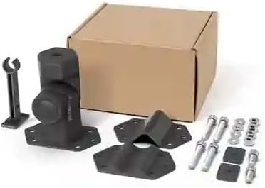 Antenna Mount Mounting Bracket For 311248 Overland Cellular Antenna Articulated T-Track/Pole/Fixed Mount Black With Mounting Hardware