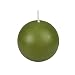 Zest Candle 6-Piece Ball Candles, 3-Inch, Sage Green