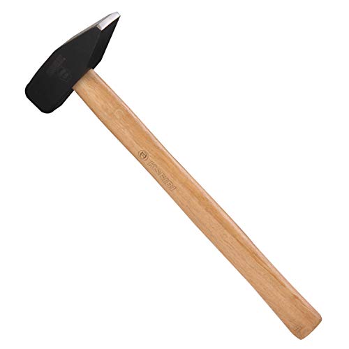 Image of KSEIBI 271135 Machinist Engineers Hammer, Forged Steel Cross Peen Sheet Metal Hammer, Blacksmith Forging Tools (Wooden Handle, 3.30 lb / 1500 grams)