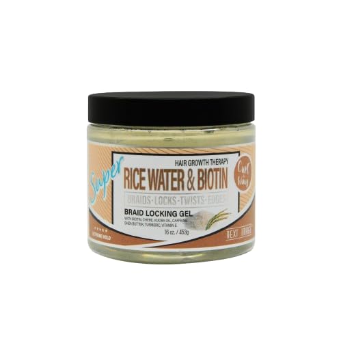 NEXT IMAGE - Braid Locking Gel Super Hold [Rice Water]
