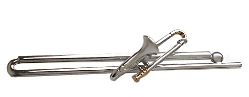 Trombone Cravate bicolore Plus Argenté Plus Coffret cadeau