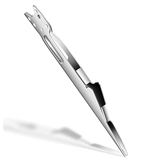Charniol Tie Quick Knot Tyer Fishing Knot Tying Tool Quick Tie Fishing Knot Tool Nail Knot Tying Tool for Hooks, Lures and Lines, Fly Fishing Angler Accessories(Silver)