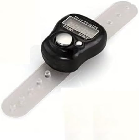 Mini Hand Tally Counter Finger Ring Digital Electronic Head Count,Japa Counter Counting Machine For Mantra Jap And Cricket Umpire And Various Counting Purpose Small (Color May Vary)
