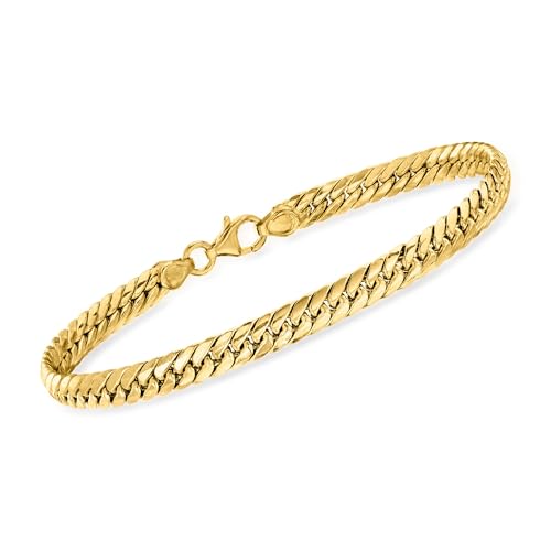 Ross-Simons Italian 14kt Gold Cuban-Link Bracelet