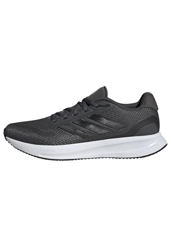 adidas heren Runfalcon 5 Running Shoes, Grey Six/Core Black/Cloud White, 44 EU