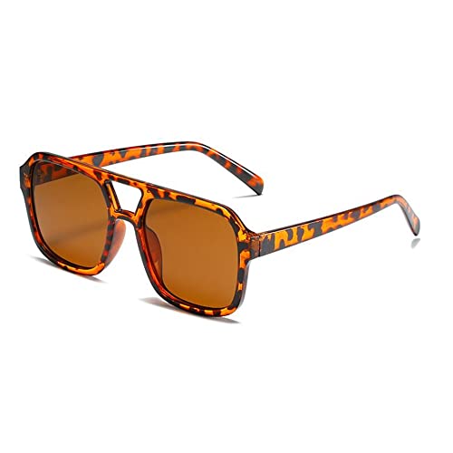 Lunettes de soleil beiges femmes vintage grand cadre avec verres dégradés protection chic