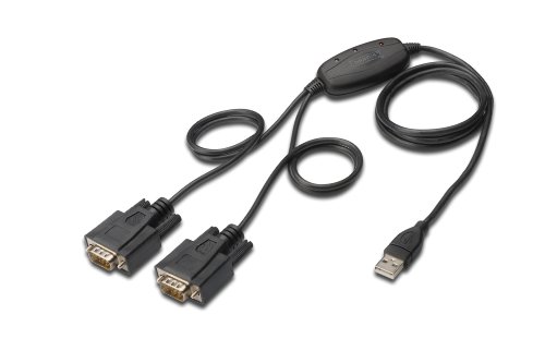 Adaptateur DIGITUS USB vers 2x série pour résoudre l'absence de ports RS232