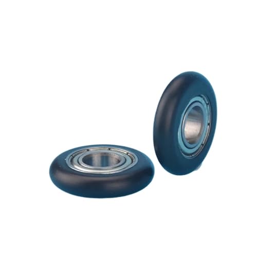 Roue en plastique nylon 8x23x5mm à roulement fluide pour mouvement silencieux