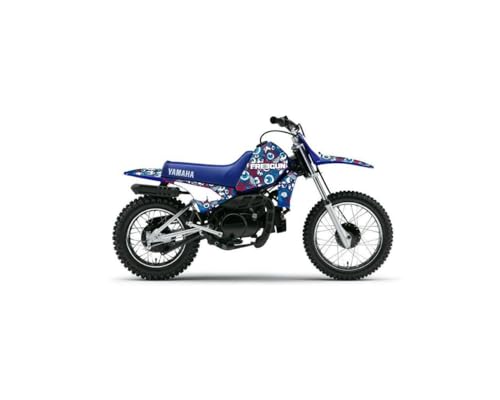 Kit déco Yamaha PW 80 Freegun Eyed rouge pour look motocross unique