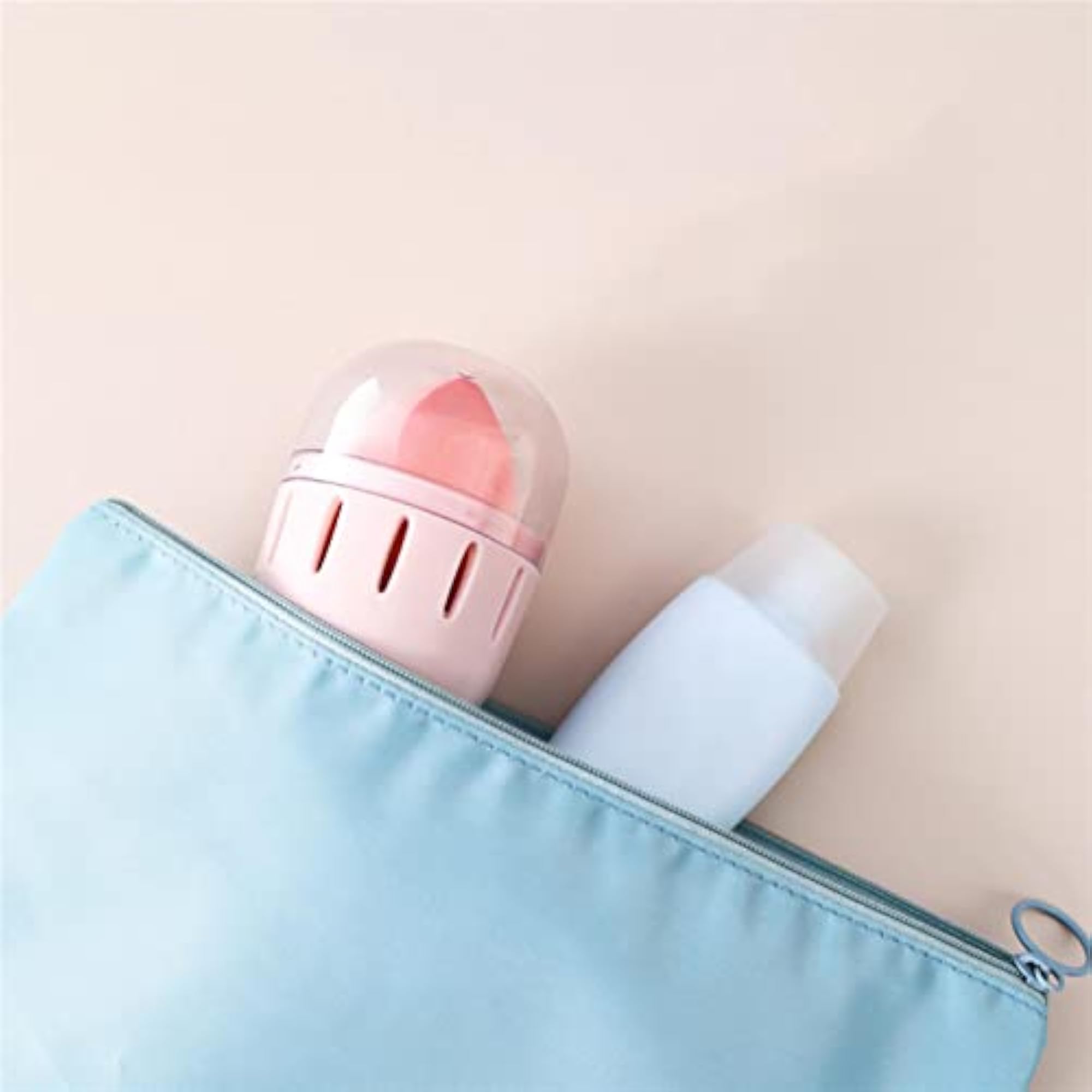 Makeup Sponge Holder Stand, Protective Carrying Case