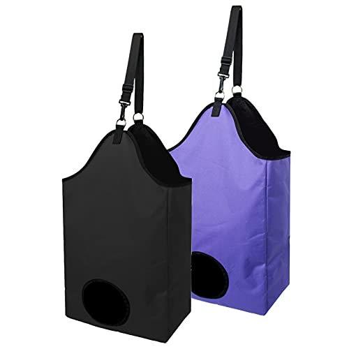 Paard langzame voeding hooftak ruiter stabiel fedding hooi netto pack paarden landbouw Hooivoerzak (Color : Black) - Image 6