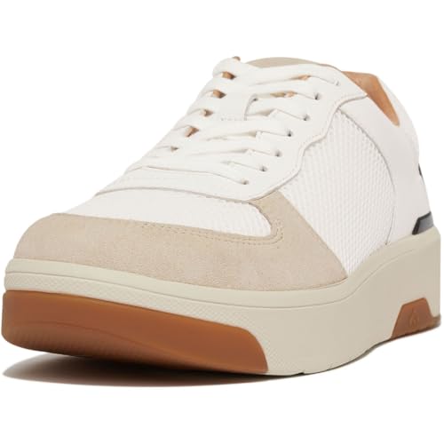 FitFlop Women's Rally Evo Leather/Mesh/Suede Sneakers2