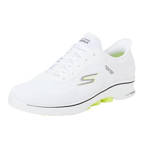 Skechers herr Go Walk 7 Sneaker, Vitt, 46 EU
