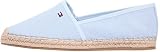 TOMMY HILFIGER DAMEN FLAG CANVAS ESPADRILLE FW0FW08541 ESPADRILLES, BLAU (BREEZY BLUE), 39 EU