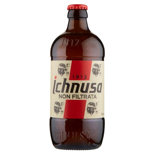 Ichnusa Birra Non Filtrata 1 Bottiglia, 50cl