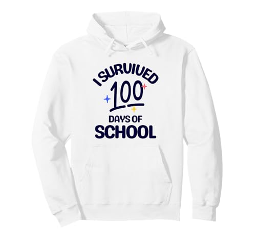 I Survived 100 Days of School Students Teachers 100th Days �p�[�J�[