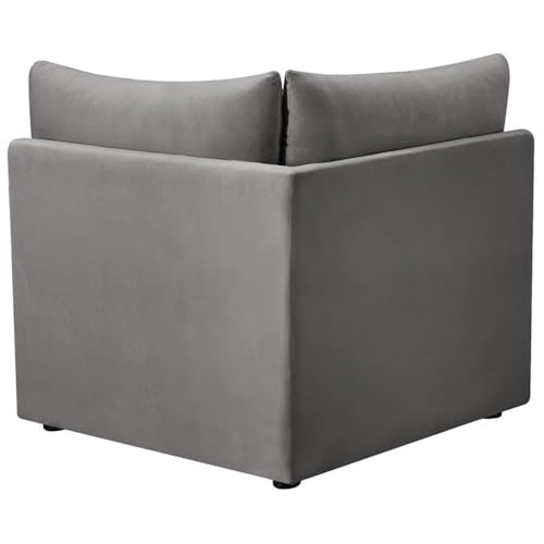 Sillón Modular Gris Terciopelo Jacob Collection miniatura 3