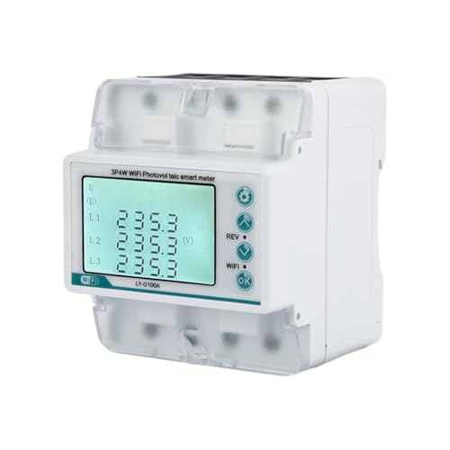 Compteur d'énergie bidirectionnel intelligent triphasé WiFi 100A suivi électricité - 7