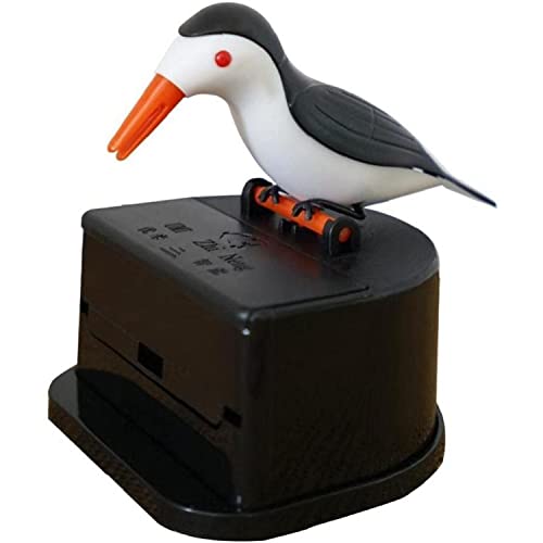 XIAOYIYI Dispensador De Palillos, Toothpick Dispensador Automático De Palillos Palillero Dispensador De Palillos Pájaros Caja De Palillos De Dientes, Lindo Palillo Titular Pájaro