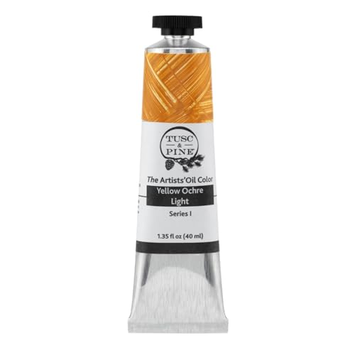 Tusc & Pine Artist Oil Paint - Yellow Ochre Light,