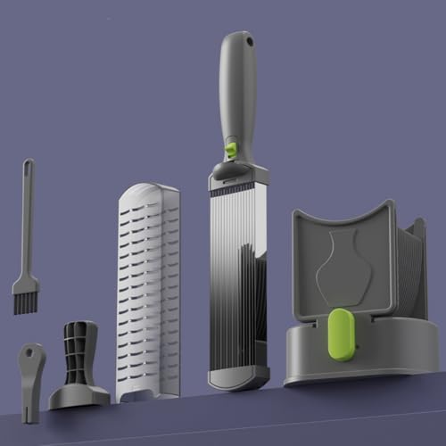 肉筋切り器 多機能肉切り包丁 手動式 ミートスライサー ステンレス製鋼刃 吸盤・洗浄用ブラシ付き安全ロック付き 調厚さ調整 省スペース設計 均一スライス お手入れ簡単 分解して洗浄できる 食洗機対応 ベーコン ハム切り器 家庭用 Tasydi (A)