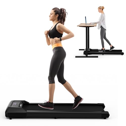 Tapis Roulant COSTWAY Senza Manubrio - Portata 120 Kg, Velocit&agrave; 1-6 Km/h, Display LED, Per Ufficio