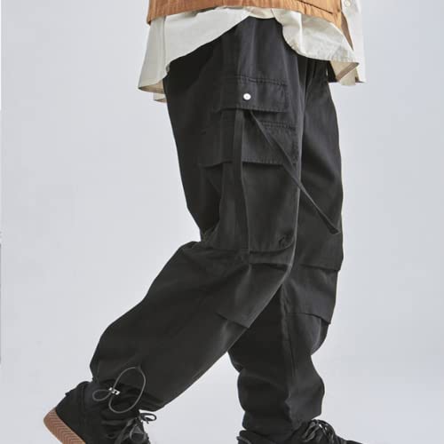 Herfst Heren Casual Broek Mode Multi-pocket Losse Ademende Trend Persoonlijkheid Knappe Honderd Met Outdoor Commutercargo Broek - Afbeelding 3