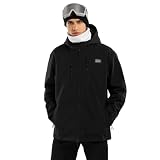 SIROKO - Giacca Hardshell da Snowboard W5 Nix - XS - Nero