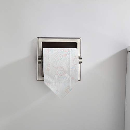 Bgl Stainless Steel 304 Recessed Toilet Paper Holder (Brush Nickel) #TOP1