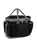 4Horses Putztasche Cabalo für Pferdepflege, geräumige Stalldeko Tasche mit Fächern für Bürsten und Zubehör, ideal für Stall und Turnier