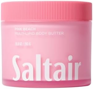 Saltair Multi-Lipid Body Butter | Pink Beach Moisturizer | 10 oz