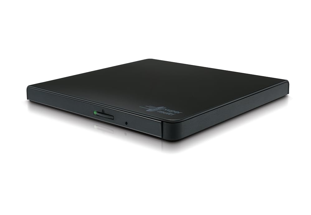 Image of LG GP65NB78 8X USB 2.0 Super Multi Ultra Slim Portable DVD Writer Drive + /-RW External Drive with M-DISC Support - Black