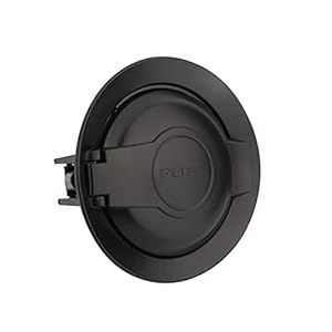 Fuel Filler Door Gas Cap Cover â Matte Black on Black – Compatible with Dodge – 2008, 2009, 2010, 2011, 2012, 2013, 2014, 2015, 2016, 2017-2023 Challenger – Replaces 68250120AA – Filler Cover