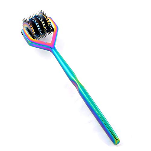 Laja Imports Wartenberg Pin Wheel Pinwheel 4 Head Diagnostic Multi Color Rainbow for Educational Use