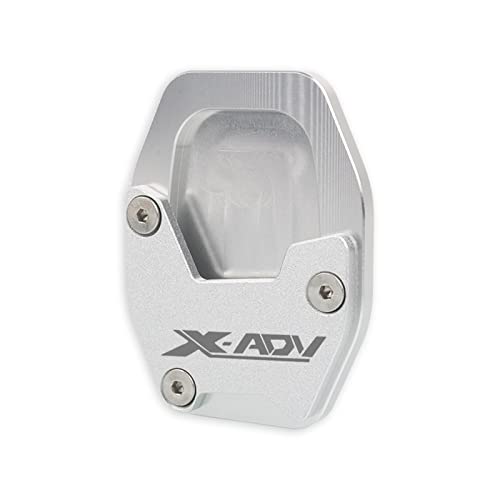 �I�[�g�o�C���i �ɓK������z���_ X-ADV750 XADV 750 2021 2022 �I�[�g�o�C CNC �L�b�N�X�^���h �T�C�h�X�^���h �X�^���h �G�N�X�e���V���� �G�����[�W���[ �p�b�h(Silver)