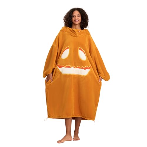 Halloween Pumpkin Costume for Women Long Sleeve Loose Pajamas Pumpkin Costume Loungewear Halloween Cosplay Costume