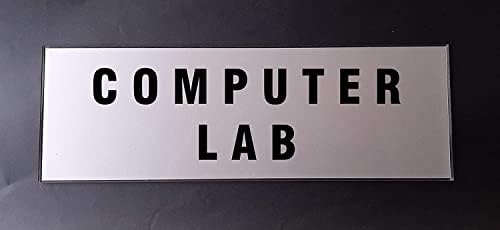 SIGNOOGLE Computer Lab Acrylic Sign Display Sign Board for School ...