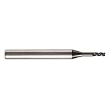 RedLine Tools - 5/64 (.0781) Single End Corner Radius Carbide End Mill, AlCrN Coated, 3 Flute .2340 LOC .0100 Radius, Round Shank Type, 2.5000 OAL - REM1051