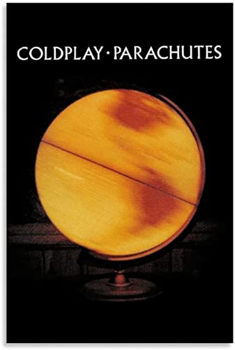 BDTSRT Sin Marco 60X90cm Impresiones en Lienzo Canvas Wall Art  Coldplay Parachutes Globe Music...