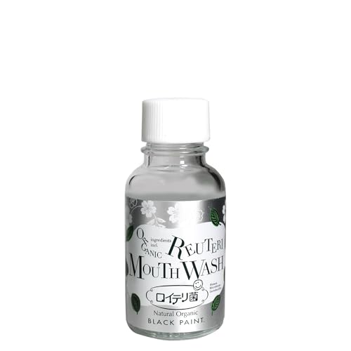 ブラックペイント 【口腔ケア】 ロイテリ菌 マウスウォッシュ 30mL 口臭 ねばねば対策 爽やか ノンケミカル オーガニック 【ヒト乳酸菌配合】