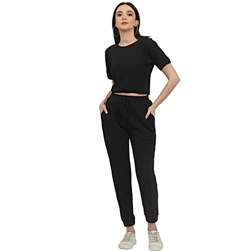 Image of Rigo Printed Waffle Knit Tie & Dye Top and Shorts Co-ord Set for Women | Half Sleeves & Sleeveless Co-ords Set for Women | Stylish Dresses for Women | Night Wear, Beach Wear, Vacation Wear Outfit